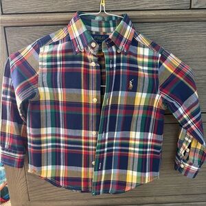 Polo by Ralph Lauren Plaid Shirt Size 3T